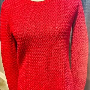 Banana Republic Women's Vibrant Red Knit Sweater